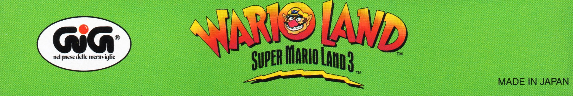 Wario Land: Super Mario Land 3 ITA-3 Box top