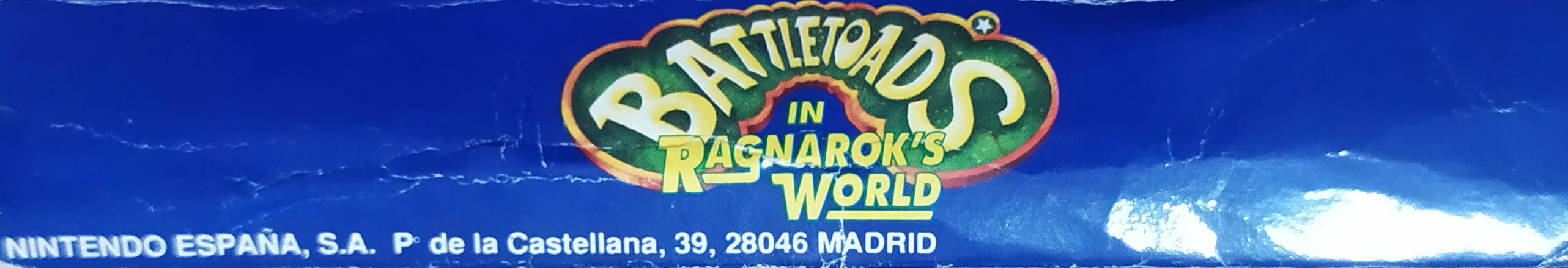 Battletoads in Ragnarok's World ESP-2 Box top