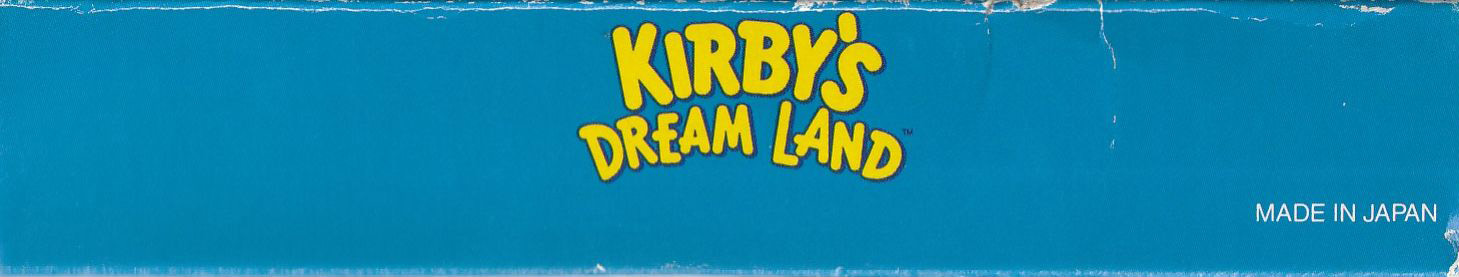 Kirby's Dream Land GPS Box top