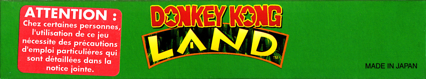 Donkey Kong Land GPS Box top