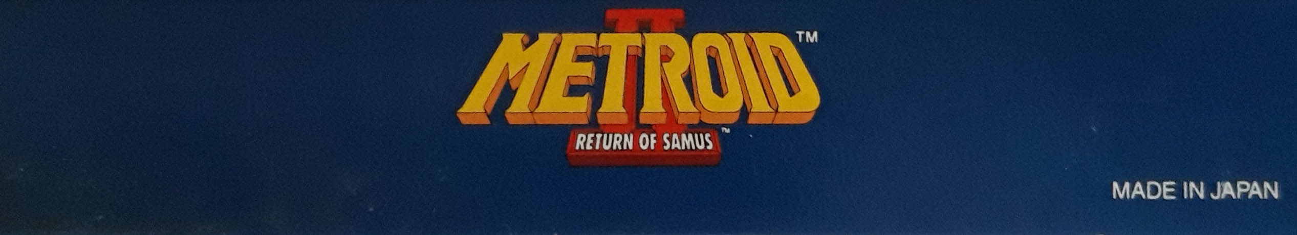 Metroid II Return of Samus GPS Box top