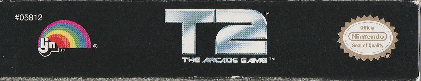 T2 the Arcade Game USA Box top