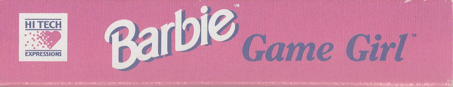 Barbie Game Girl USA Box top