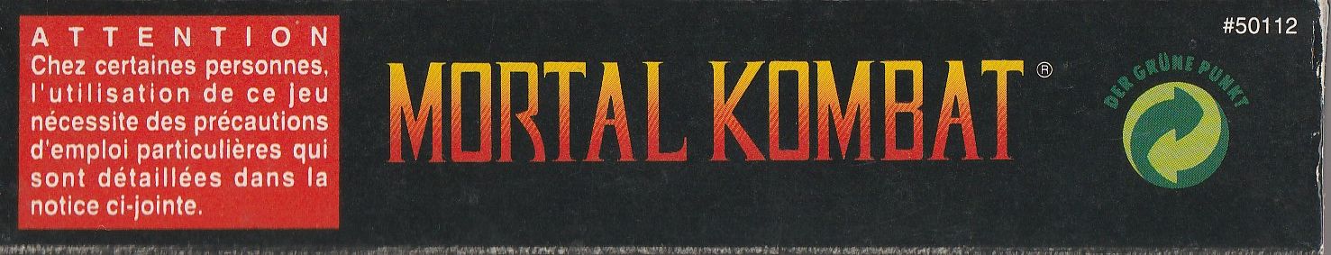 Mortal Kombat FAH-3 Box top