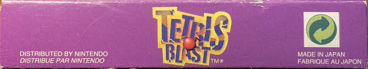 Tetris Blast FAH Box top