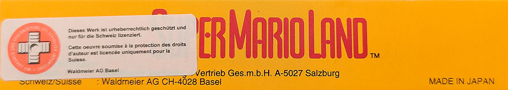 Super Mario Land FRG-3 Box top