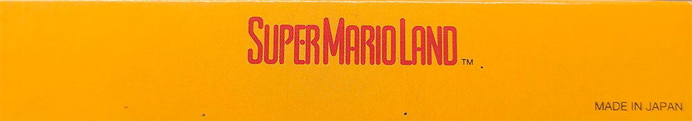 Super Mario Land GPS Box top