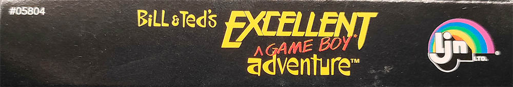 Bill & Ted's Excellent Game Boy Adventure USA Box top