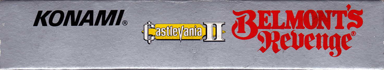 Castlevania II Belmont's Revenge NOE Box top