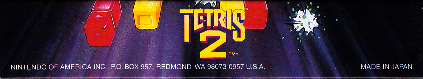 Tetris 2 USA Box top