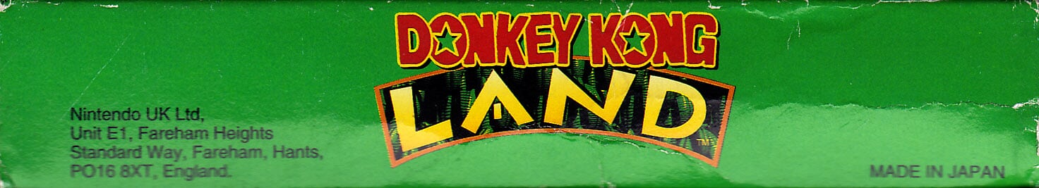 Donkey Kong Land UKV Box top