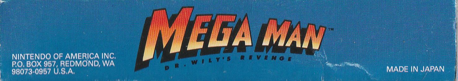 Mega Man Dr. Wily's Revenge USA-1 Box top