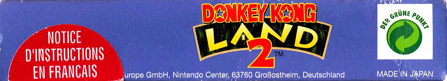 Donkey Kong Land 2 NOE Box top