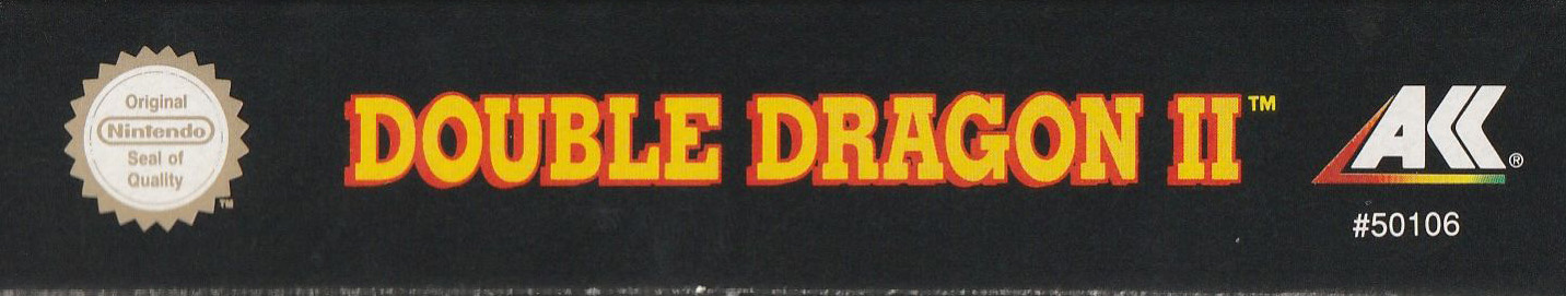 Double Dragon II FAH Box top