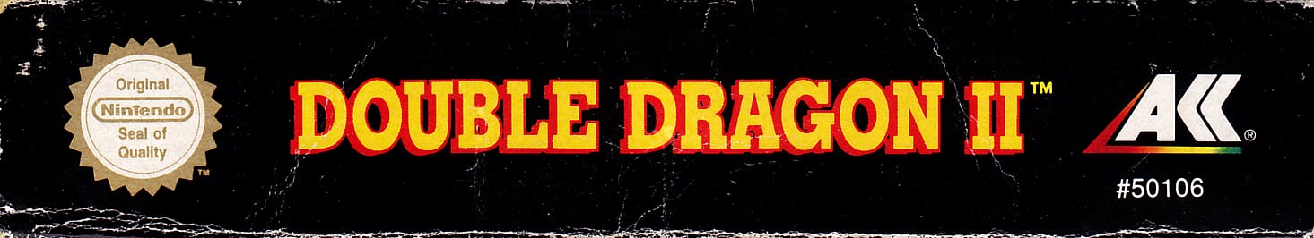 Double Dragon II FRG Box top