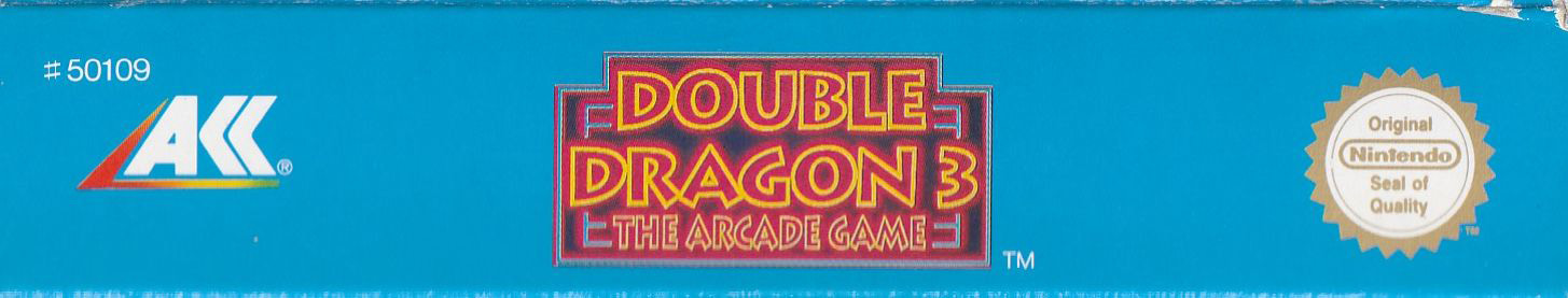 Double Dragon 3 the Arcade Game FAH Box top