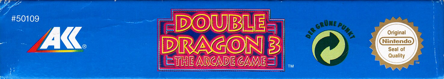 Double Dragon 3 the Arcade Game NOE Box top