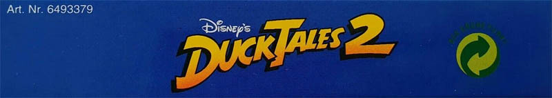 Duck Tales 2 (Disney's) NOE Box top