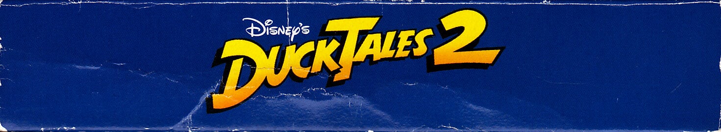 Duck Tales 2 (Disney's) USA Box top