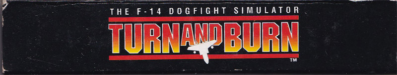 Turn and Burn (the F-14 Dogfight Simulator) USA Box top