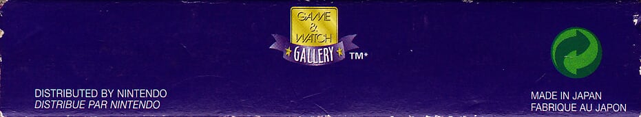 Game & Watch Gallery NFAH Box top