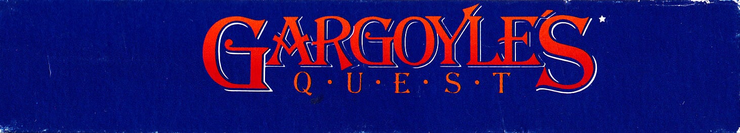 Gargoyle's Quest FAH-1 Box top