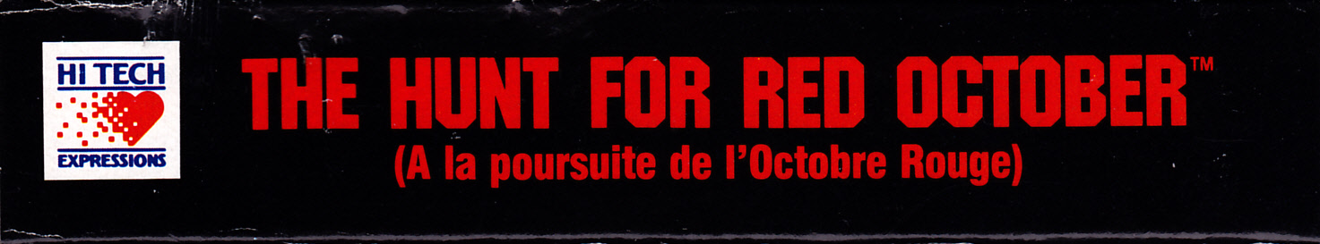 Hunt for Red October (the) - A la Poursuite d'Octobre Rouge FAH Box top