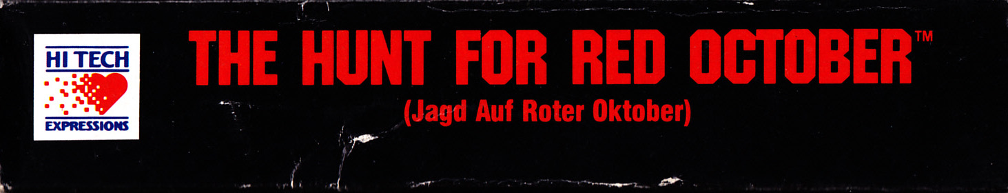 Hunt for Red October (the) - Jadg Auf Roter Oktober FRG Box top