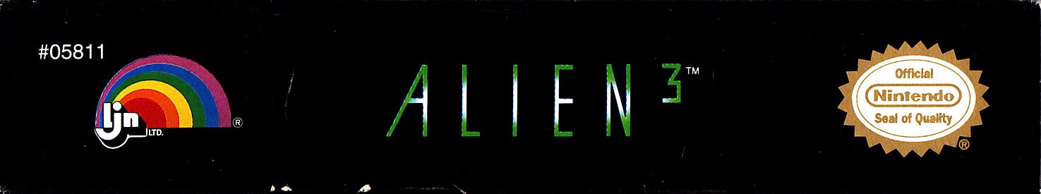 Alien 3 USA Box top