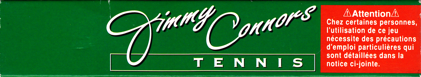 Jimmy Connors Tennis FAH-1 Box top