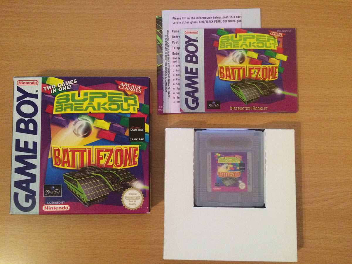 Super Break Out / Battle Zone EUR Complete version