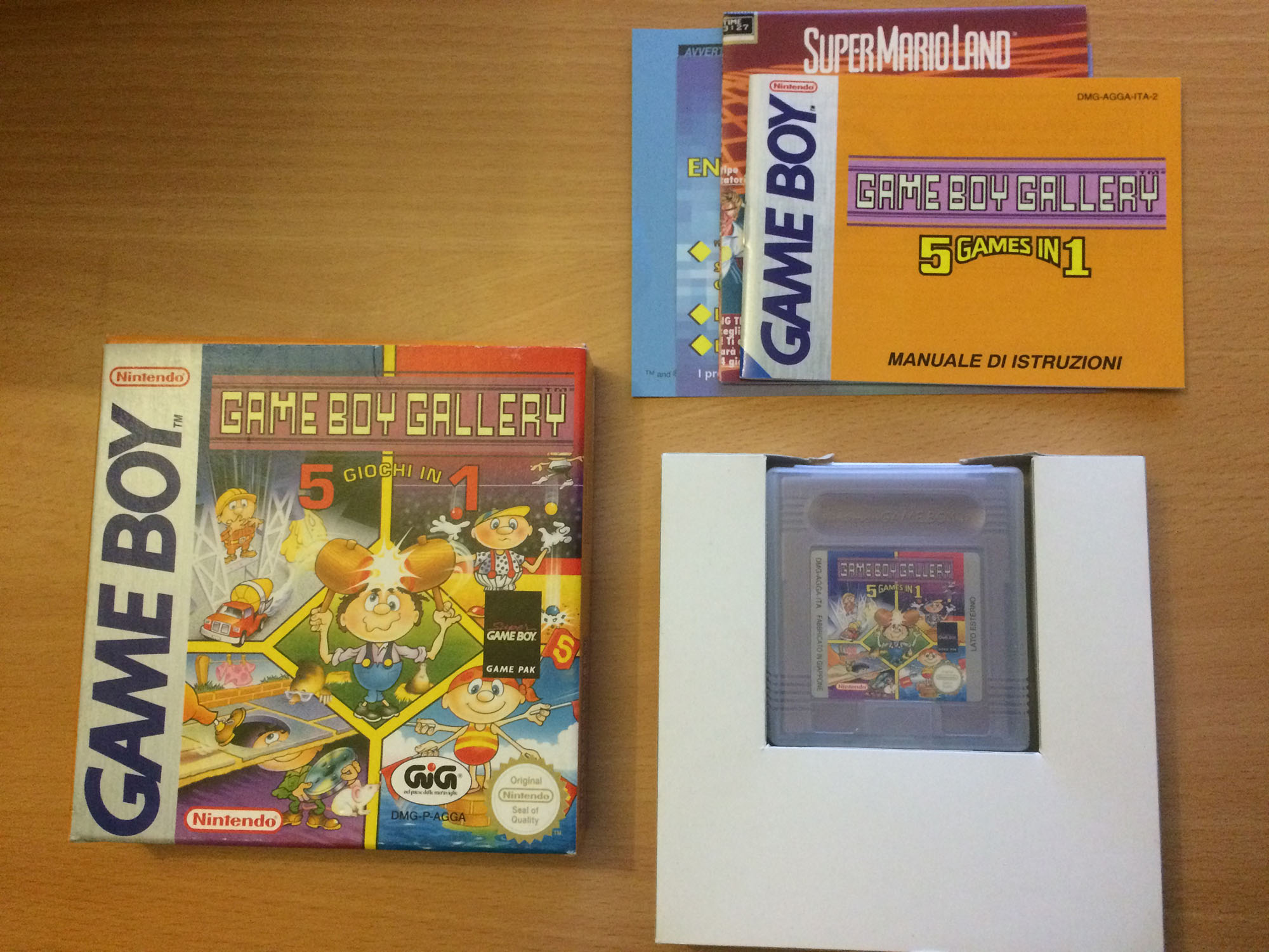 Game Boy Gallery 5 in 1 ITA-3 Complete version