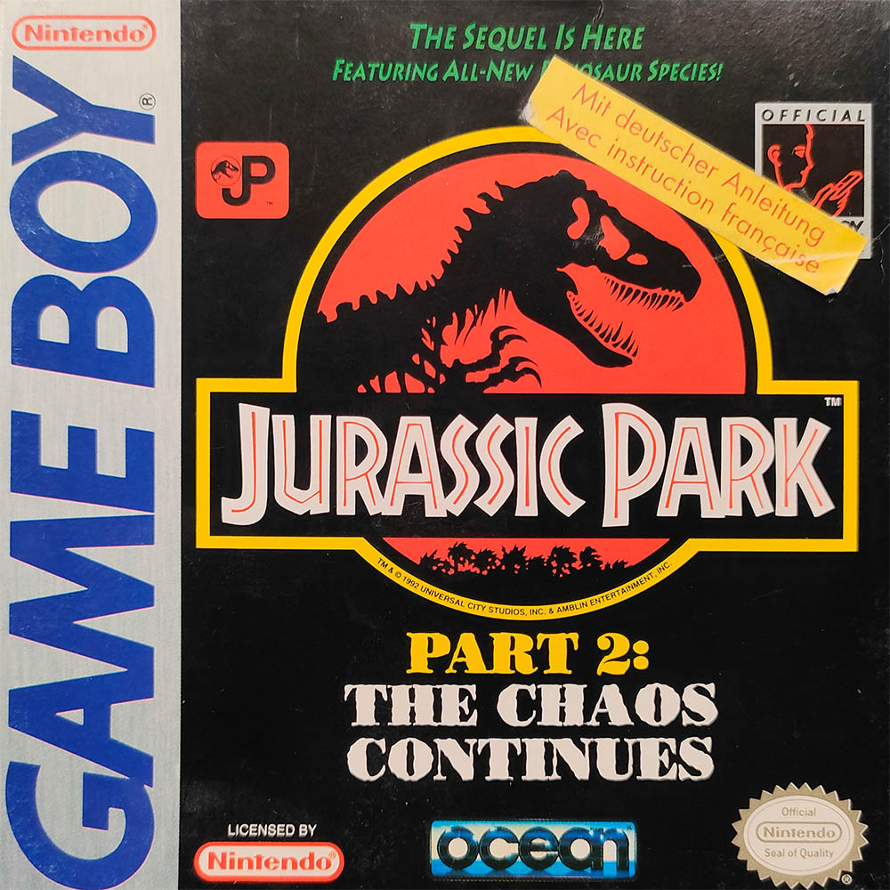 Jurassic Park Part 2: the Chaos Continues USA Complete version